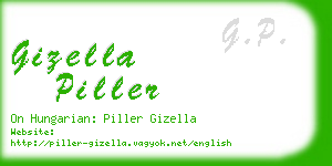 gizella piller business card